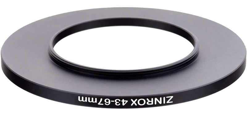 ZINROX® 43-67mm Step Up Lens Filter Adapter Ring, Set of 1 Piece - Size : 43mm to 67mm Stepping Ring - Image 2