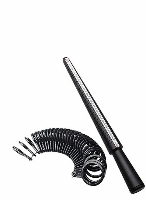 Ring Sizer Measuring Tool Set, Ring Gauges&Finger Sizer Mandrel (Four Sizes) for Jewelry Sizing Measuring