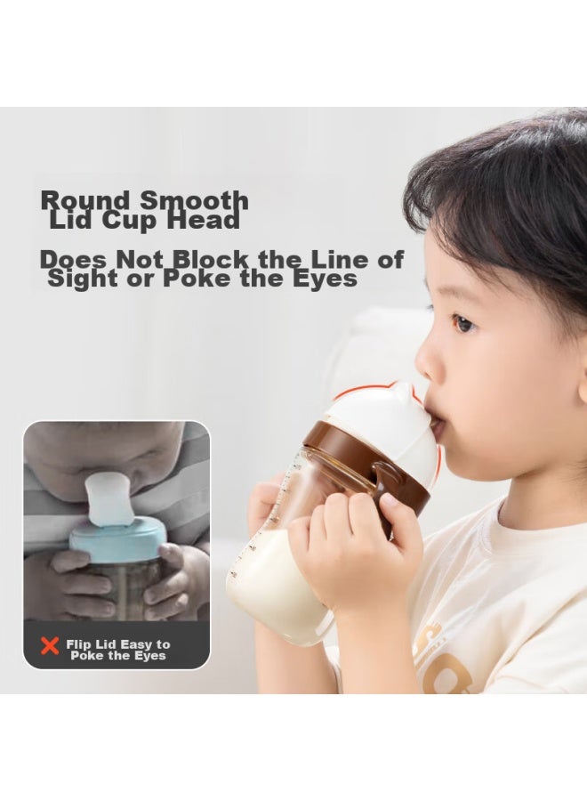 shixi Worldjoy Kids Straw Cup 1-3 Years Old Baby Drinking Bottle Water Cup Ppsu Milk Cup Kindergarten School Water Cup - Image 2