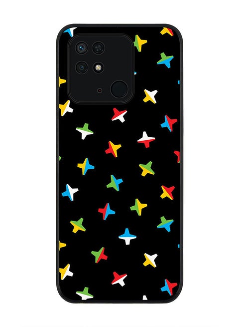 Rugged Black edge case for Redmi 10C 4G  Slim fit Soft Case Flexible Rubber Edges Anti Drop TPU Gel Thin Cover - Twofaced Ex's