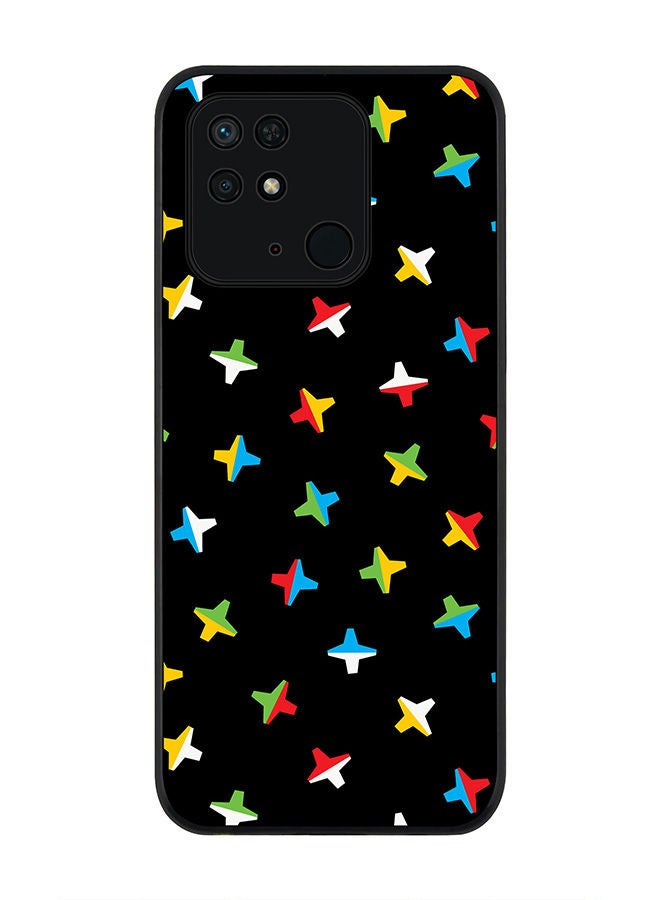 Rugged Black edge case for Redmi 10C 4G  Slim fit Soft Case Flexible Rubber Edges Anti Drop TPU Gel Thin Cover - Twofaced Ex's