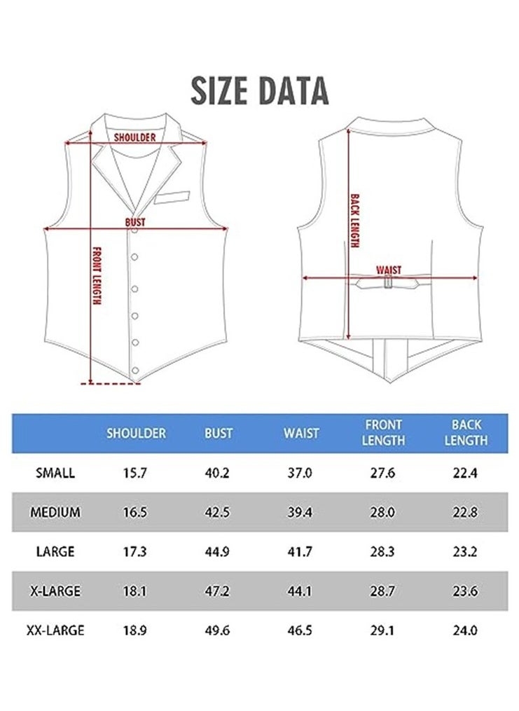 KUYING New Fashionable Herringbone Patterned Suit Vest  - Image 3