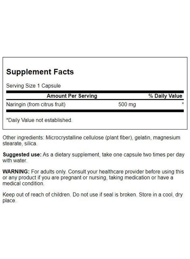 Swanson Naringin 500 Milligrams 60 Capsules (3 Pack) - Image 2