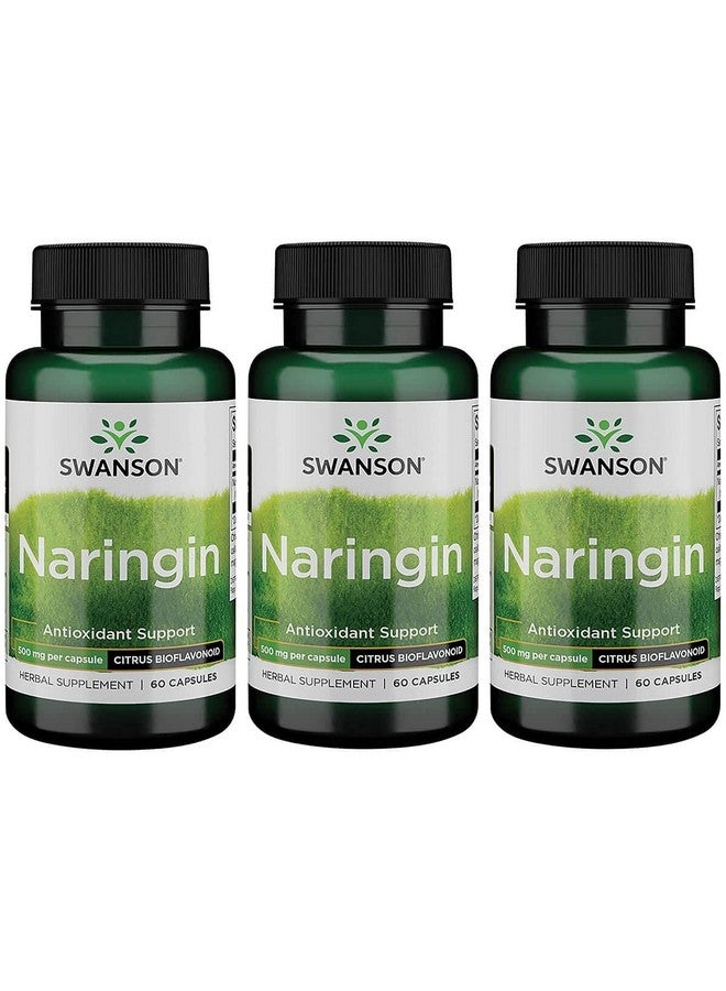 Swanson Naringin 500 Milligrams 60 Capsules (3 Pack) - Image 1