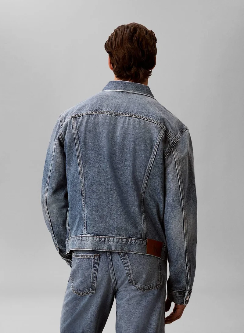 Calvin Klein Jeans ANDREW Classic Trucker Jacket for Men | Best Price UAE