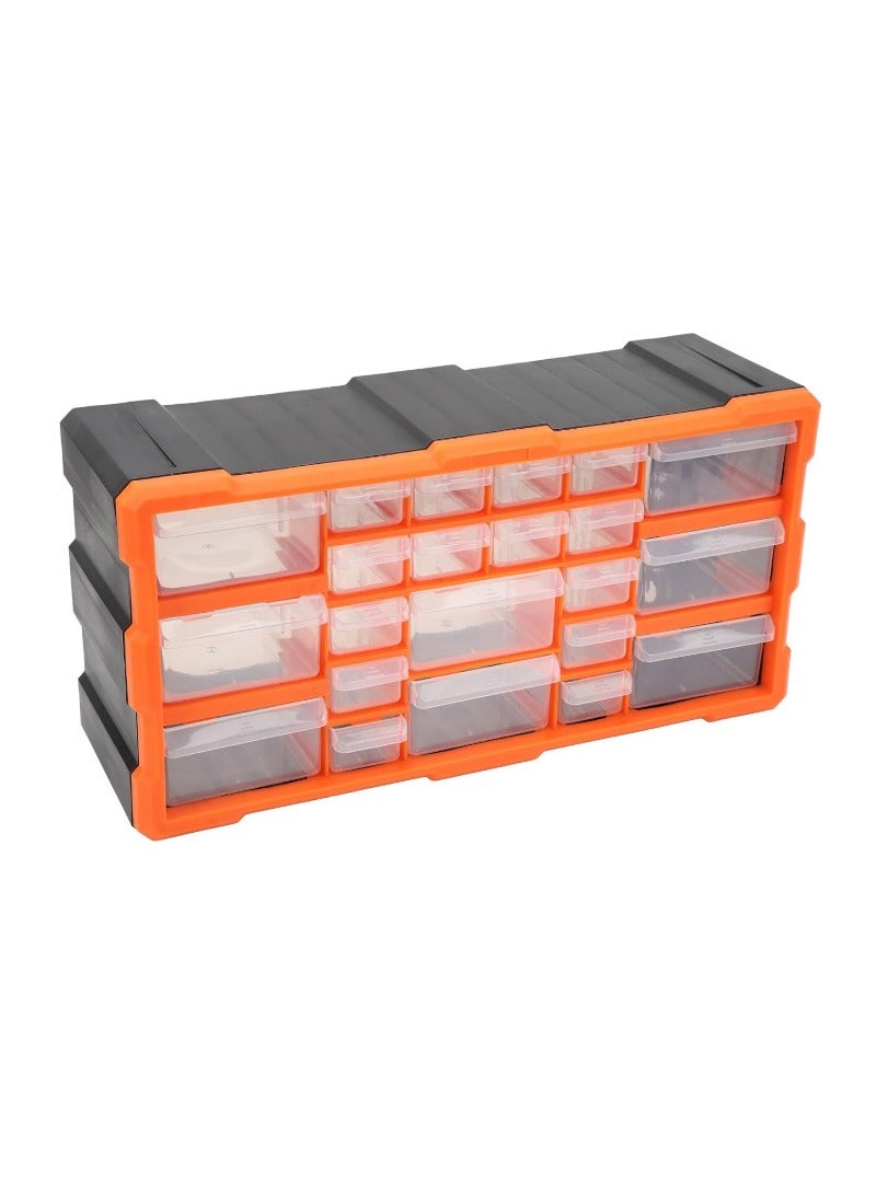 Kendo Drawer Parts Box Tool Screws Small Organiser Units Bits Separated Box Plastic Utensil Tool Tool Cupboard for Organizer Bag for Organizer Installer Bits