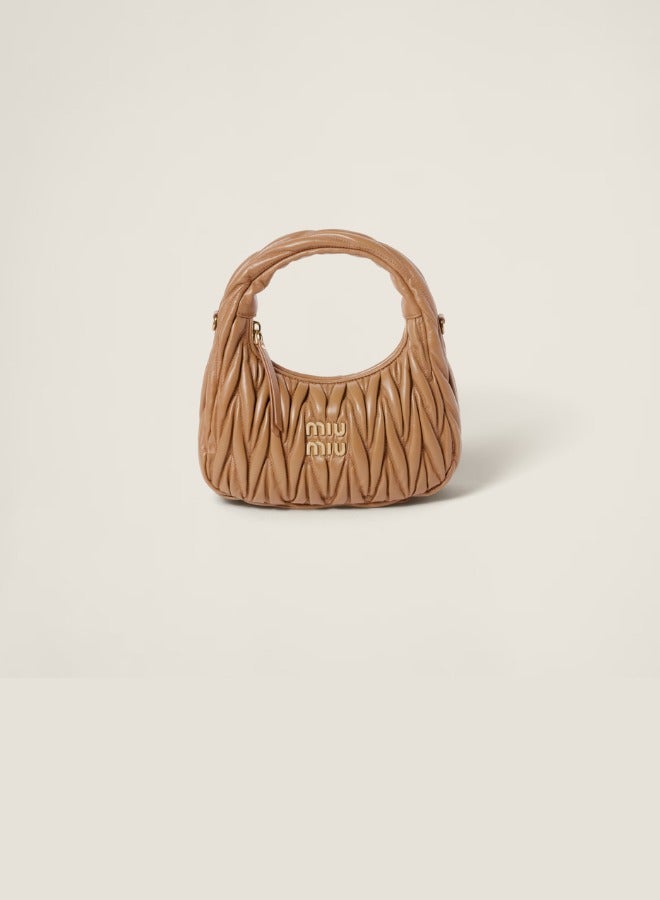 Miu Miu MIU MIU Wander matelassé nappa leather hobo bag Crossbody Shoulder Bag  - Image 1