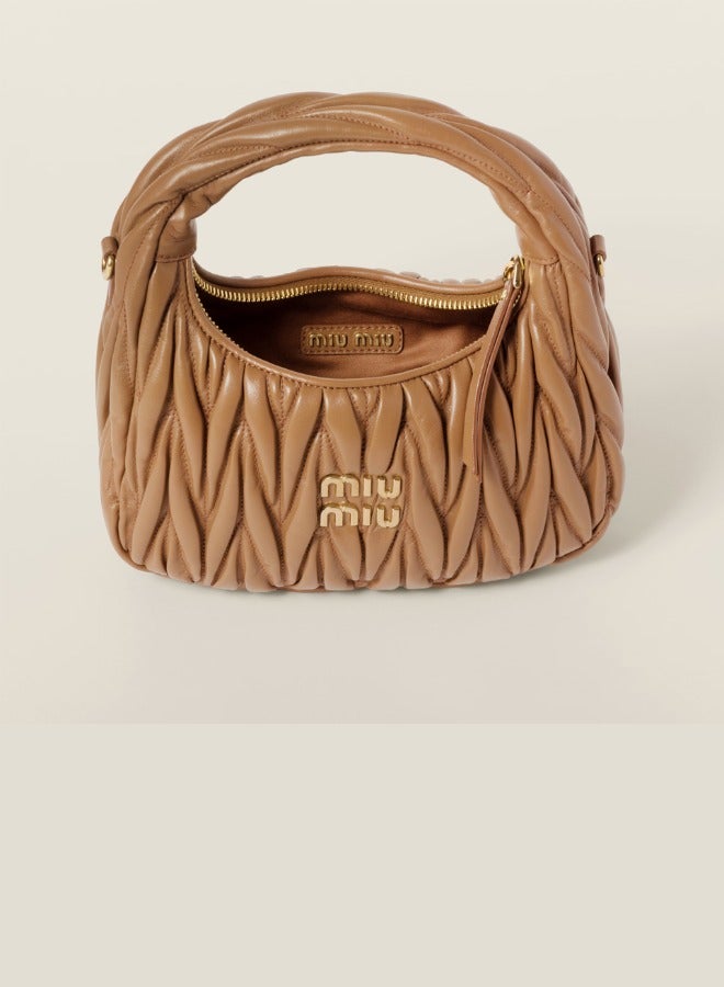 Miu Miu MIU MIU Wander matelassé nappa leather hobo bag Crossbody Shoulder Bag  - Image 4