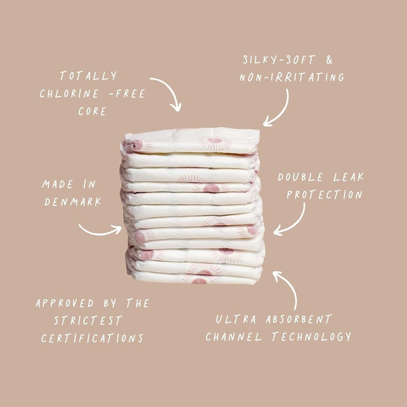 Joonya Baby Diapers Size 2 S 713 lb  1 Bag of 30  Non Toxic EcoFriendly High Absorbency Overnight Use Ultra Slim  Soft  Made in Denmark - Image 4