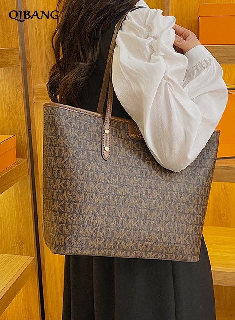 QIBANG Tote Bag for Women Large Handbags and Purses for Women PU Leather Womens Shoulder Bags - Image 2