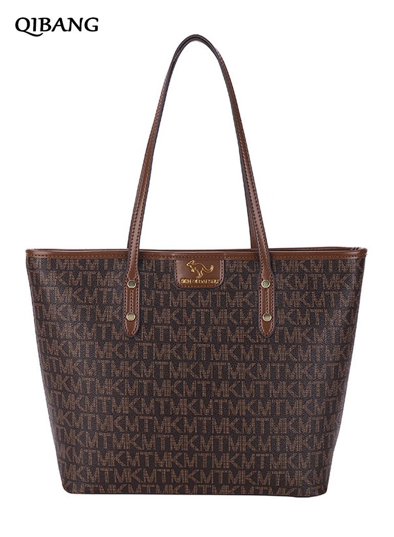 QIBANG Tote Bag for Women Large Handbags and Purses for Women PU Leather Womens Shoulder Bags - Image 1