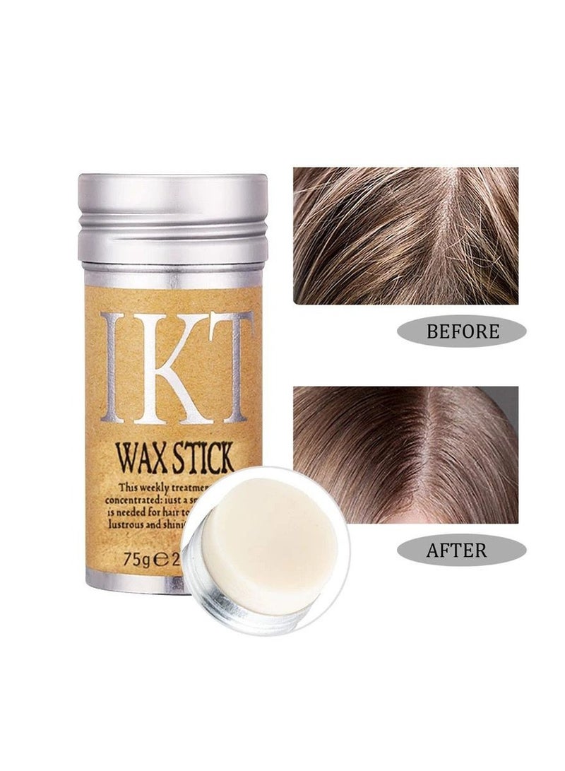 IKT Hair Wax Stick, Broken Hair Finishing Wax Hair Wax Stick For Flyaways Hair Gel Stick Portable Hair Styling Cream - Image 2