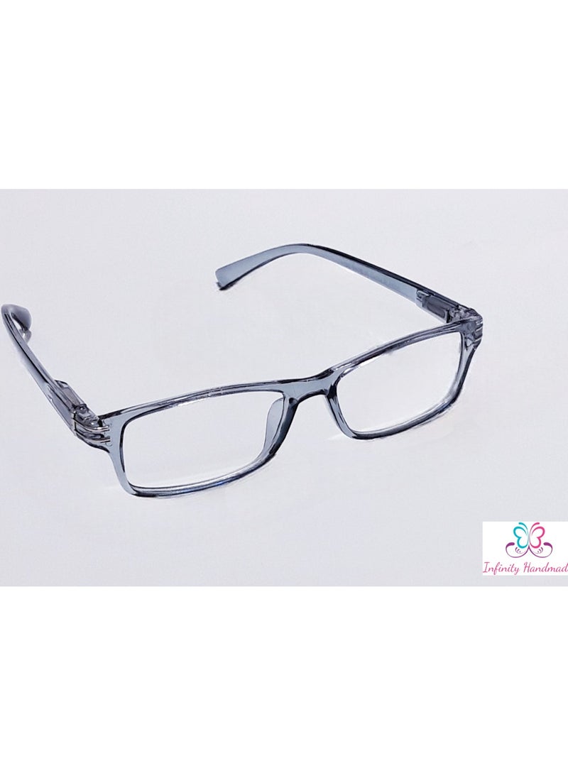 ماركة غير محددة Reading Glasses  Men & WOMEN Presbyopia Glasses Spring Leg Business, Comes with a special eyeglasses box and a free cotton handkerchief, Exclusive from Seller INFINITYHANDMADE Only  - Image 3
