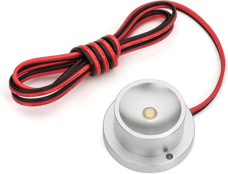 Oznium كشاف LED عالي الكثافة (هيكل فضي، LED دافئ أبيض) - Image 1