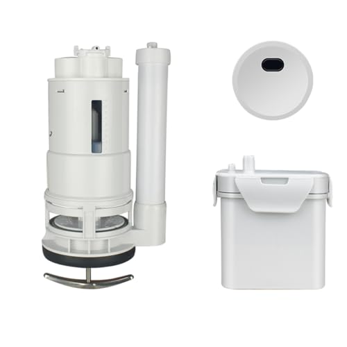 KERDE 3Inch Water Tank Accessories Touchless Toilet Flush Kit Automatic Toilet Flusher Dual Flush Valve Replacement Kit Battery Powered OnePiece Toilet Repairheight 10in 11in 3L24CM - Image 1