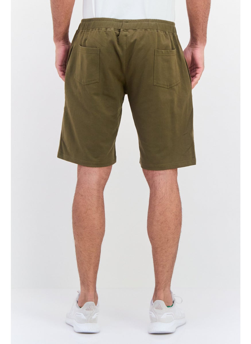 Men Brand Logo  Drawstring Basic Shorts, Olive - pzsku/ZD655001AA0CCE22AF624Z/45/_/1737642077/acaf3f46-93a5-40ad-85ea-5897ba4c07c2