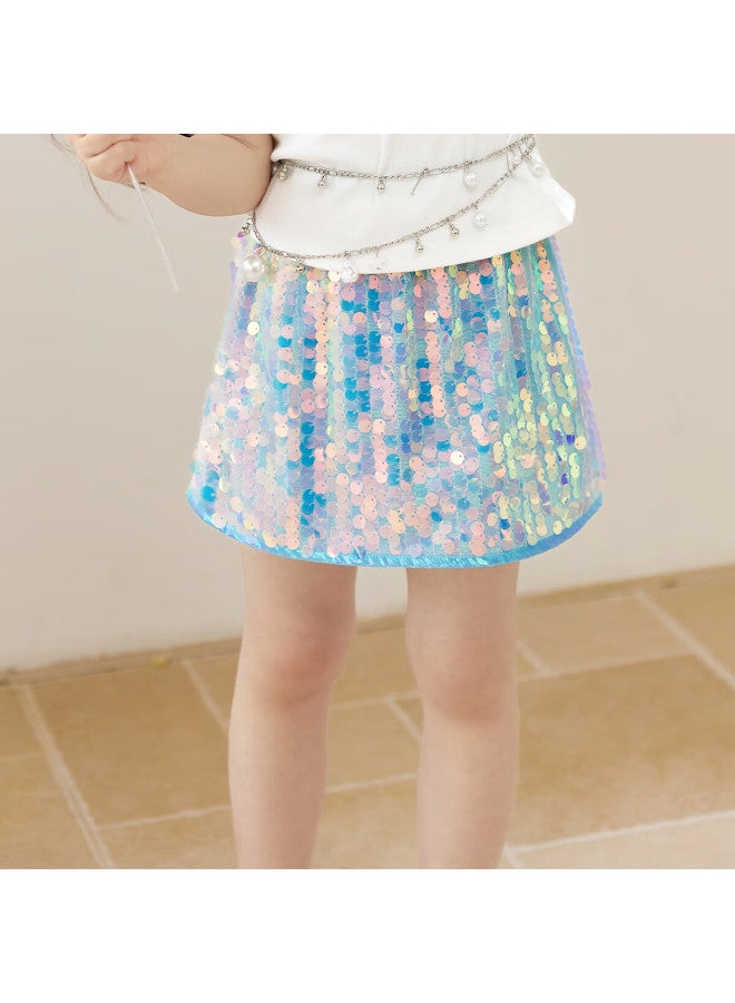 Luson Children's Performance Costume Set, Mermaid Princess Dress, Summer Thin Style, New Girls' Spaghetti Strap Dress - Image 2
