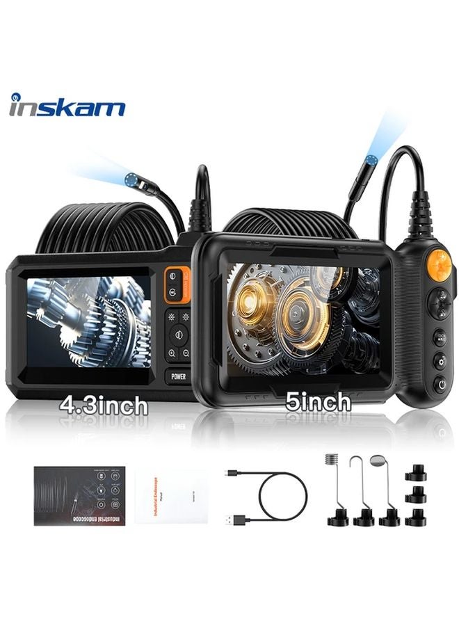 4 3 Inch Dual Lens 8mm Industrial Borescope 10m Cable IP67 Waterproof Endoscope Camera - Image 2