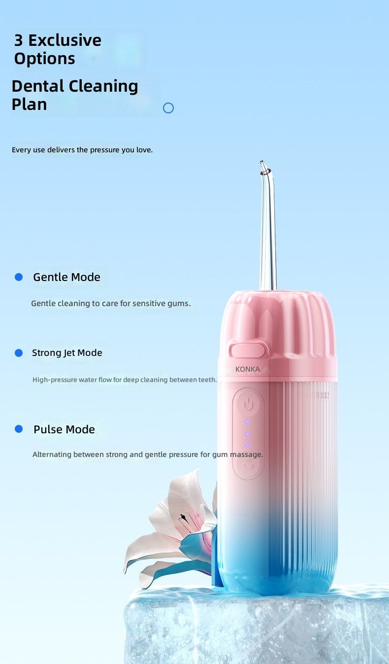 KONKA Portable Dental Water Flosser for Home Use, Orthodontic Tooth Cleaning - Image 5
