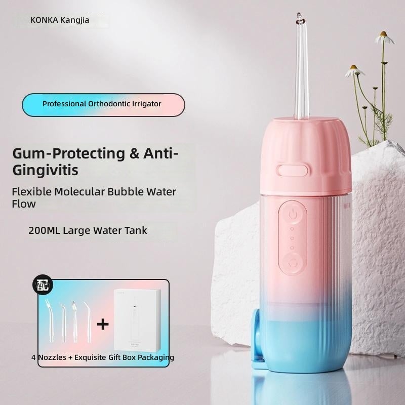 KONKA Portable Dental Water Flosser for Home Use, Orthodontic Tooth Cleaning - Image 2
