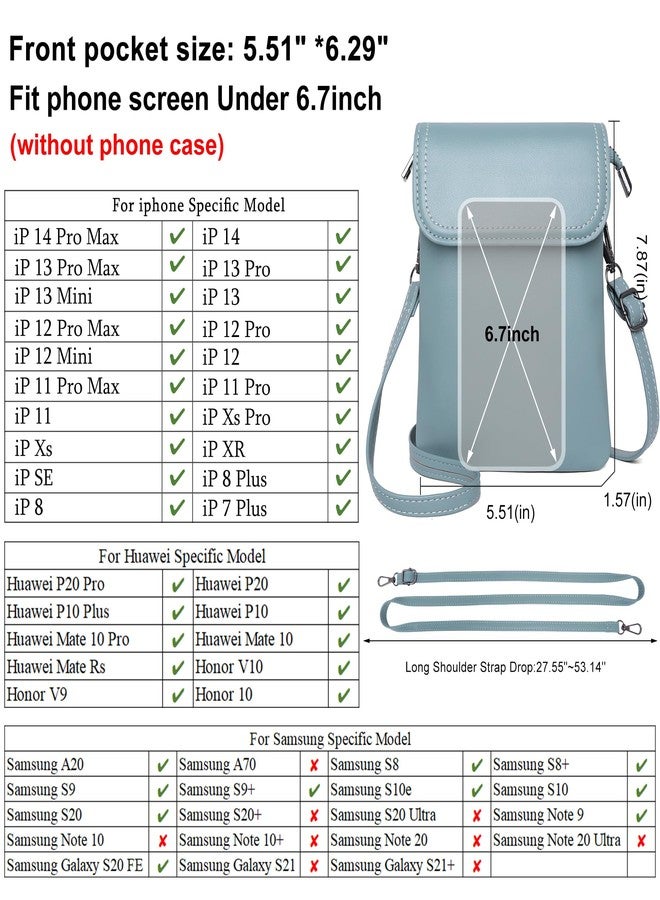 KUKOO حقائب كوكو الصغيرة للنساء لحمل الهاتف المحمول والمحفظة بحزام كتف من جلد PU - Image 3