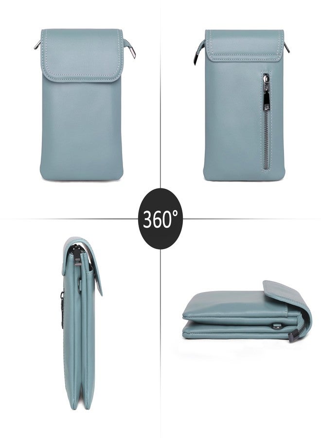 KUKOO حقائب كوكو الصغيرة للنساء لحمل الهاتف المحمول والمحفظة بحزام كتف من جلد PU - Image 5