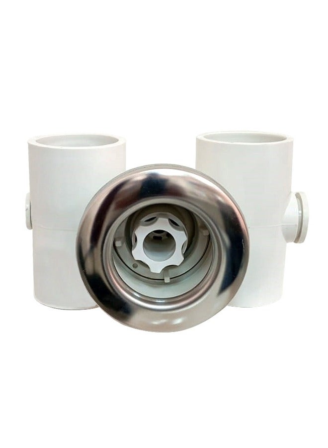 POOL MART Jacuzzi Jet Nozzle ABS with SS 316 Face Plate - Image 1