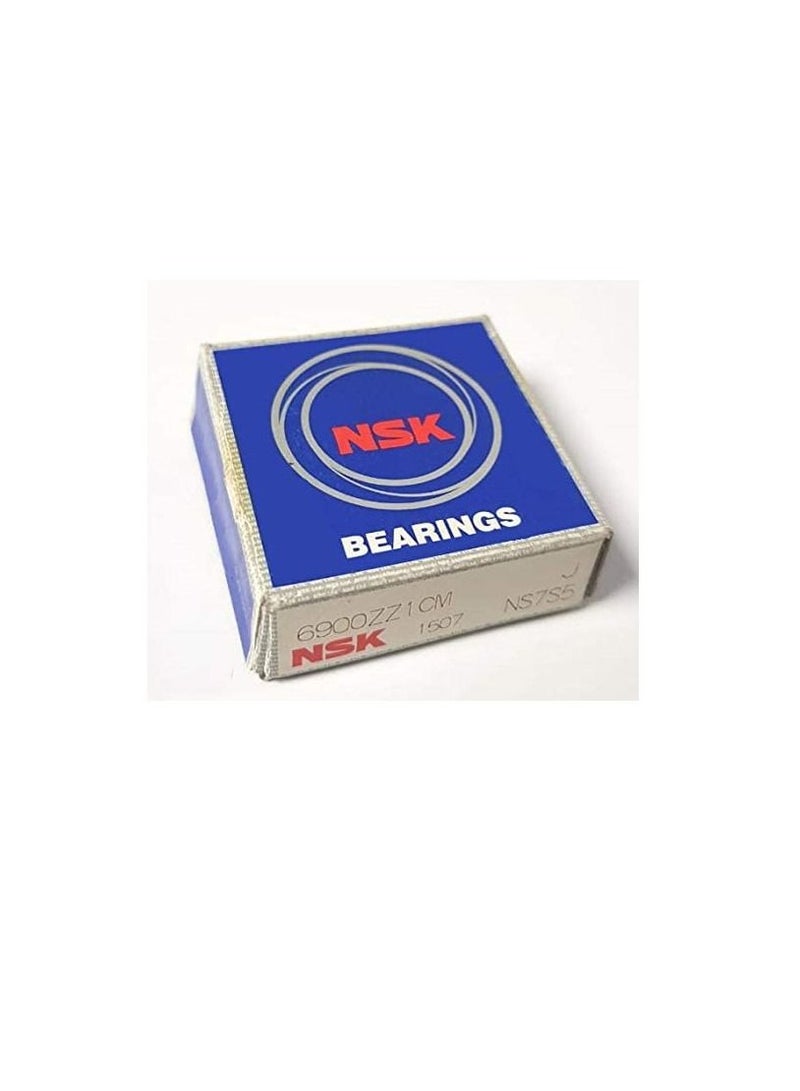 NSK Deep-Groove Ball Bearings, Pre-Lubricated Standard Steel Shielded Bearing 6900ZZ1CM NS7S5  - Image 2