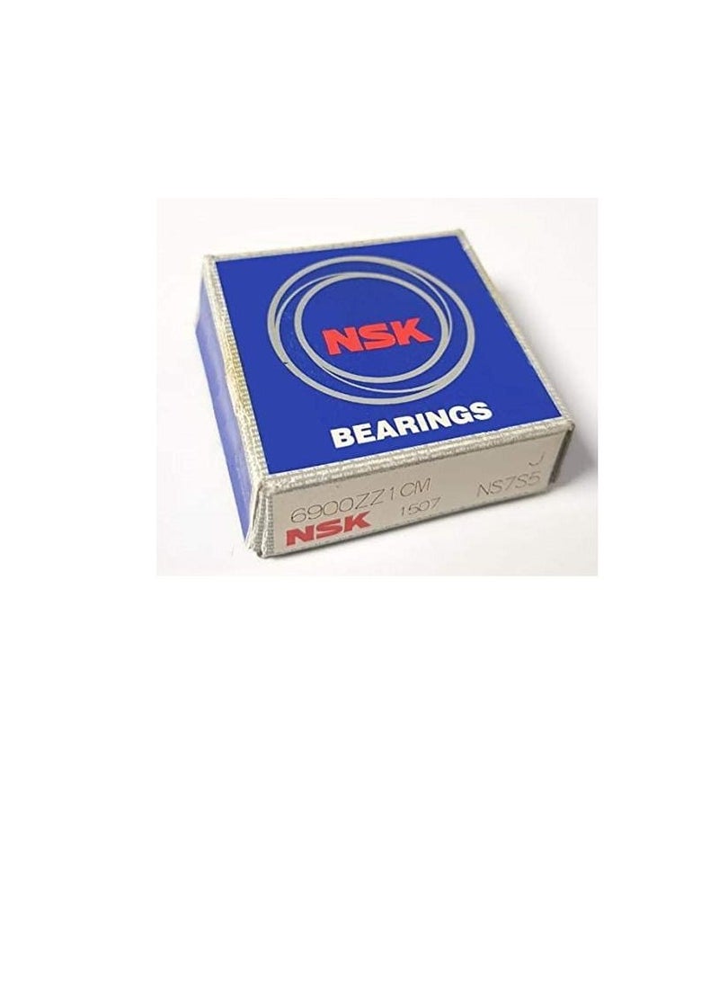 NSK Deep-Groove Ball Bearings, Pre-Lubricated Standard Steel Shielded Bearing 6900ZZ1CM NS7S5  - Image 3