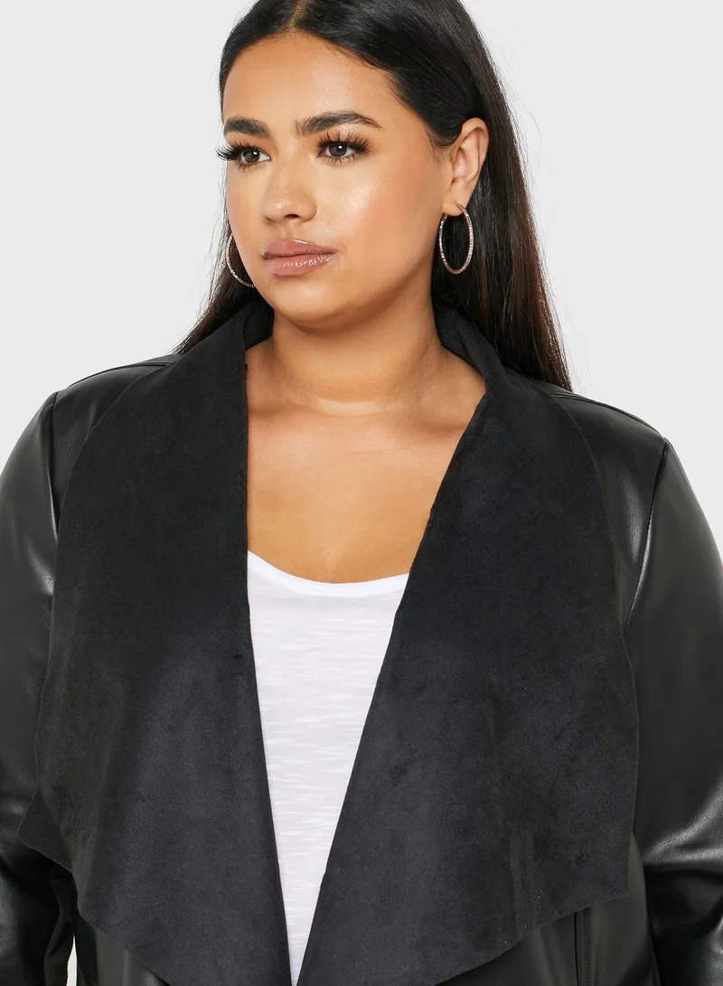 EVANS Longline Quilted Jacket