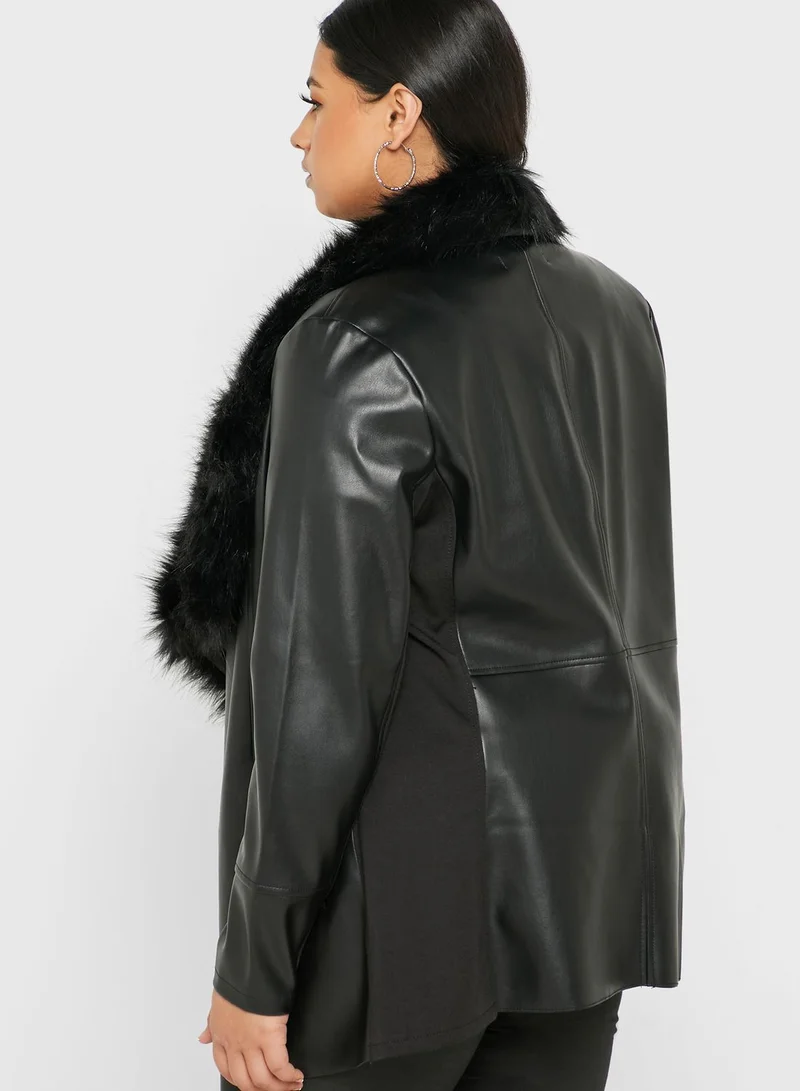 EVANS Longline Quilted Jacket