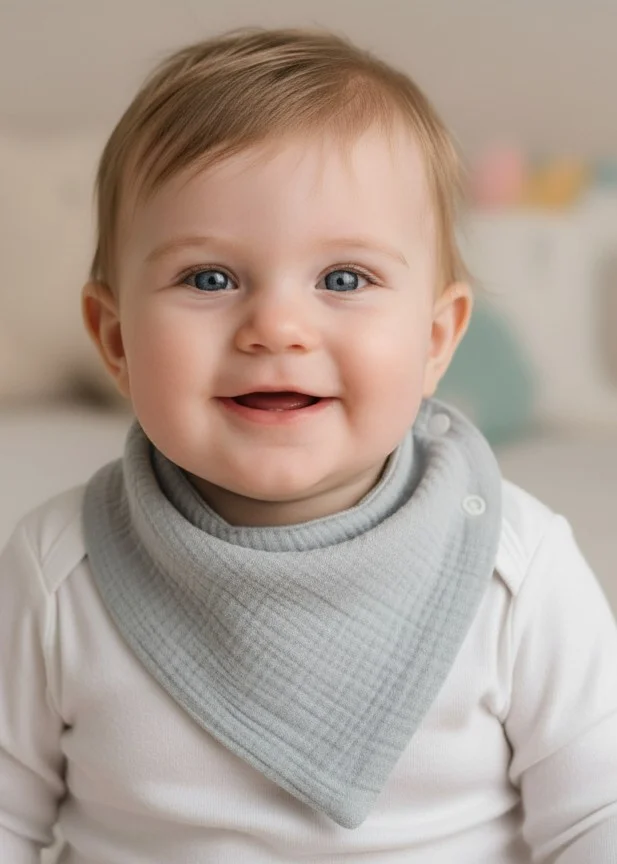 بيبي كلو Baby Bandana Bibs Set of 3 Cotton