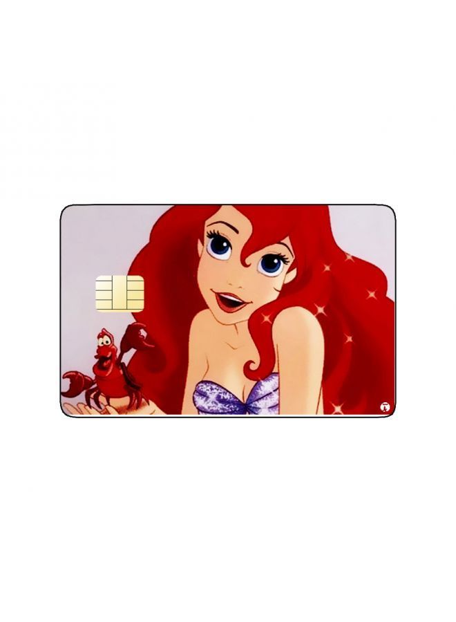 RKN PRINTED BANK CARD STICKER Animation Ariel From The Little Mermaid By Disney - Image 2