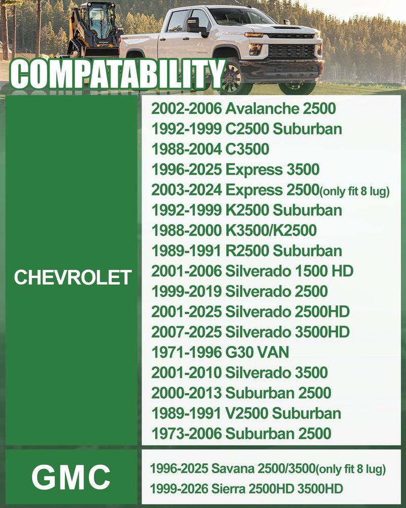 EZISOE 4pcs Black Forged Wheel Spacers 8x6.5 8x165.1 8x170 8x180, 8mm Thickness, 125mm Hub Bore - Image 4