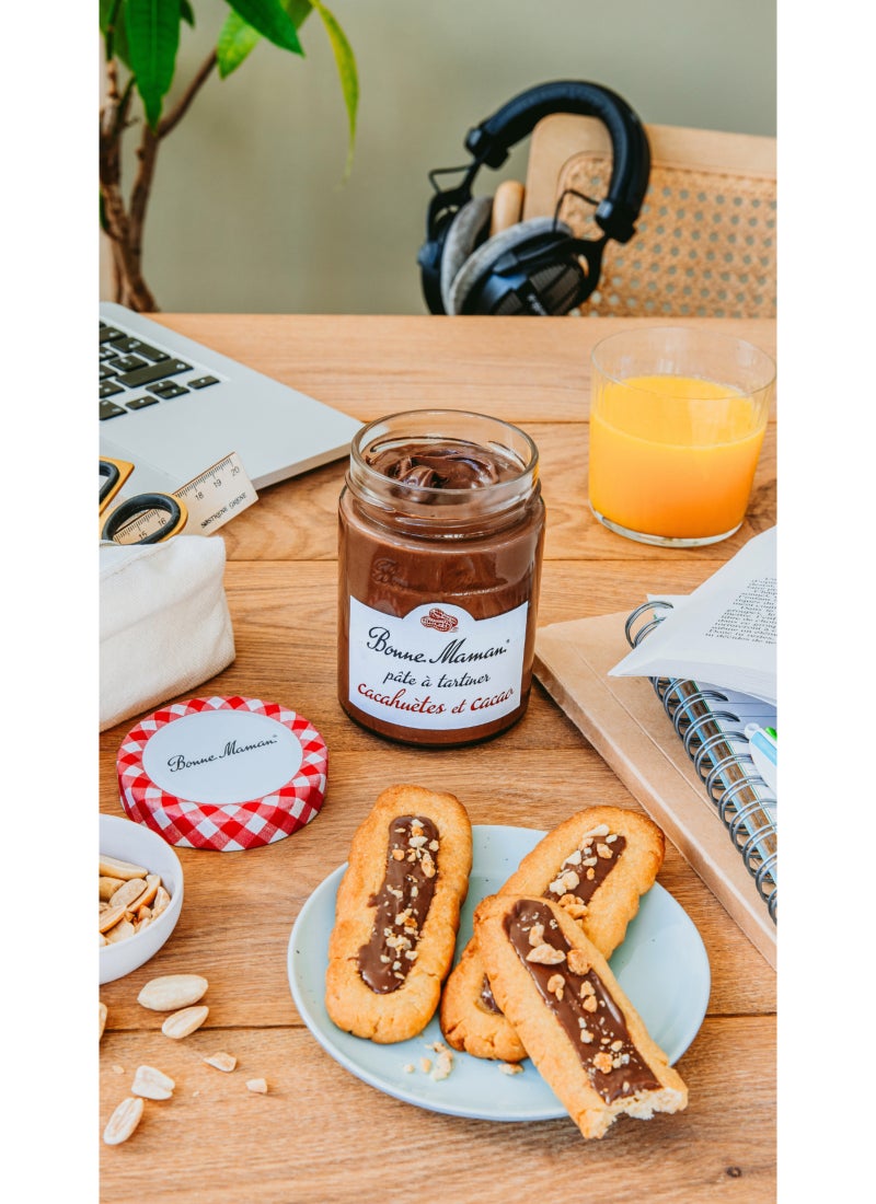 Bonne Maman مربى زبدة الفول السوداني بالشوكولاتة - Image 4