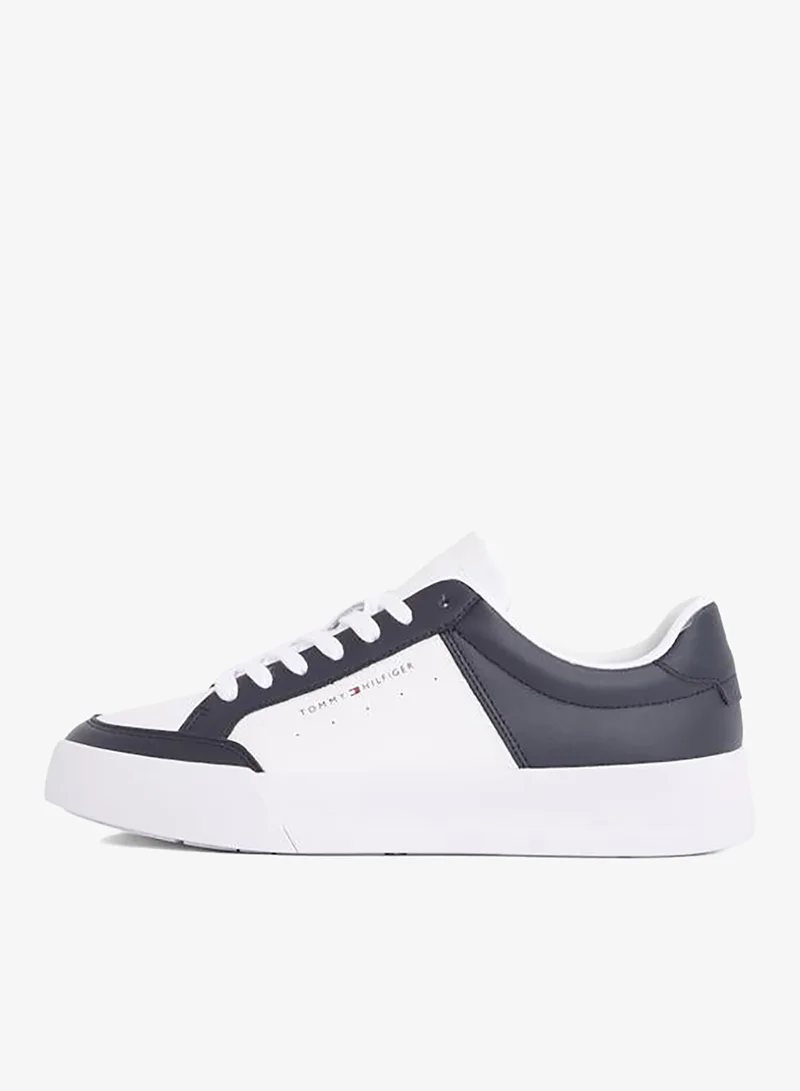 TOMMY HILFIGER COURT LEATHER TRAINERS