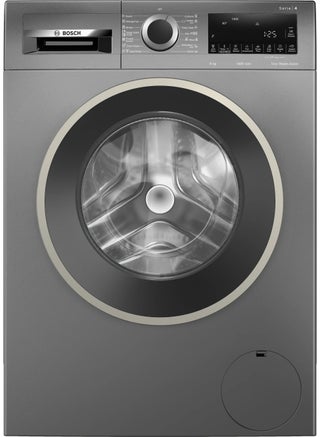 BOSCH Series 4 Washing Machine, Frontloader Fullsize, 9 kg, Cast Iron Grey, WGA244Z1EG 9 kg 2300 W WGA244Z1EG Graphite