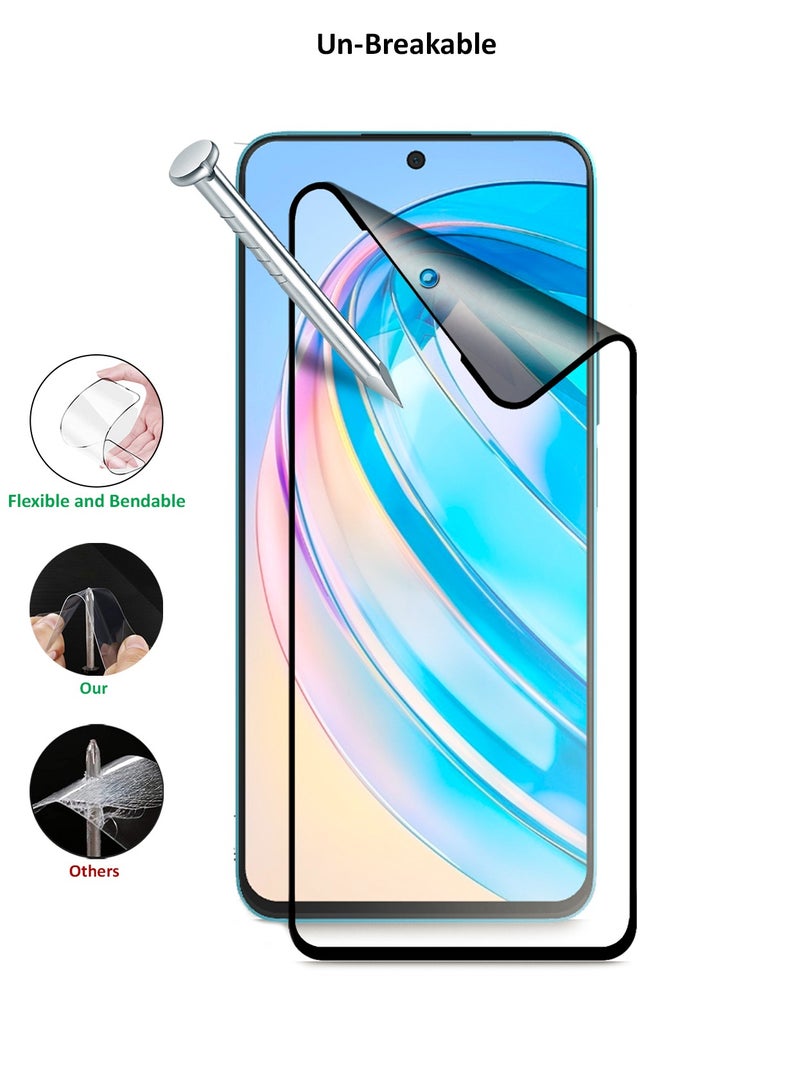 Wtech Nano Ceramic Anti Fingerprint Full Glue Full Cover Matte Flexible Screen Protector For Honor X8a 4G / Honor X8 4G Clear - Image 4