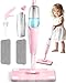 Yeeammk Pink Mini Spray Mop for ToddlerGirls Montessori Cleaning Toy that Real Spray WaterPretend Playhouse Essentials for Girls Ages 38Toddler Educational Housekeeping Set - Image 3