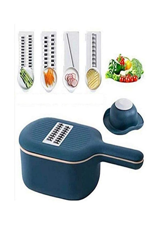 THW Multifunctional Chopper,Multi-Function Potato Carrot Cucumber Mandoline Slicer Cutter Grater Shredders with Strainer/Kitchen Fruit and Vegetable Tool - Image 1