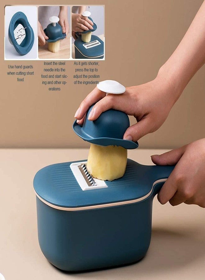 THW Multifunctional Chopper,Multi-Function Potato Carrot Cucumber Mandoline Slicer Cutter Grater Shredders with Strainer/Kitchen Fruit and Vegetable Tool - Image 2
