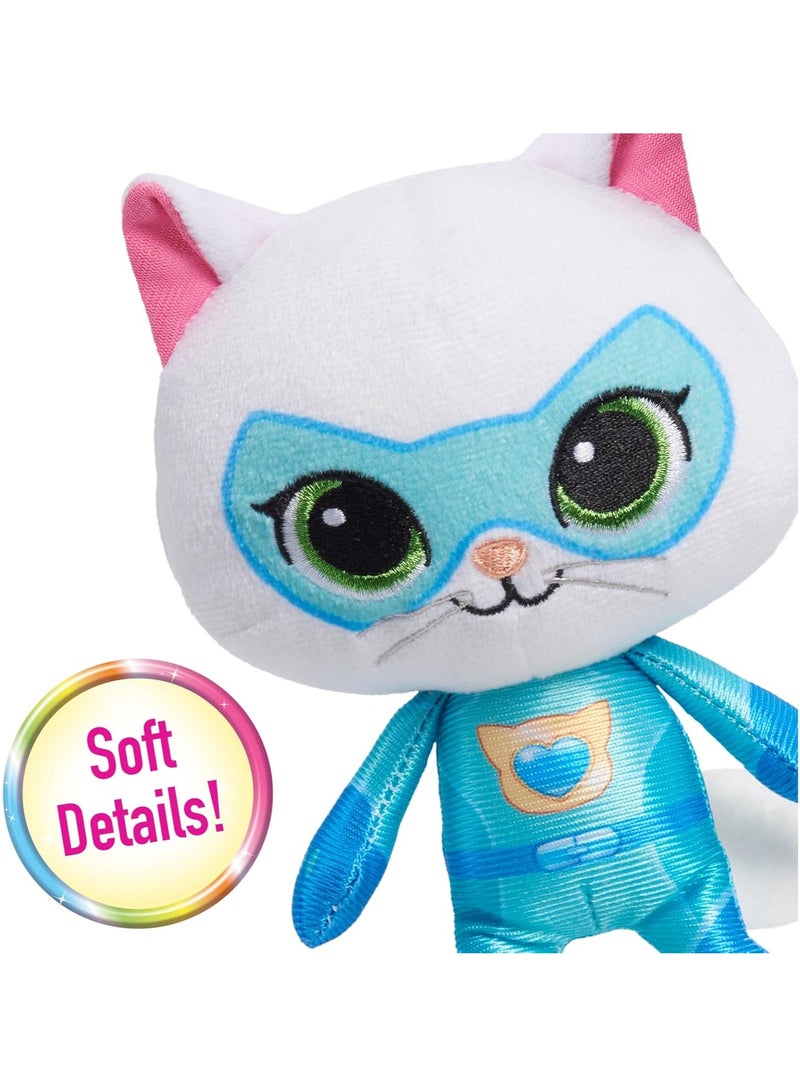 حيوان محشو صغير من القطيفة، مقاس 6.5 بوصة، قطة صغيرة، لعبة للأطفال، للأعمار من سنتين فما فوق - Image 2