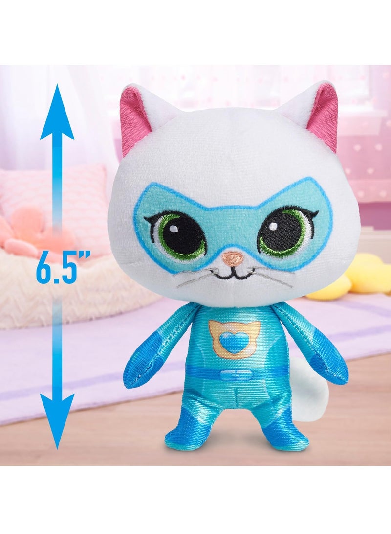 حيوان محشو صغير من القطيفة، مقاس 6.5 بوصة، قطة صغيرة، لعبة للأطفال، للأعمار من سنتين فما فوق - Image 3