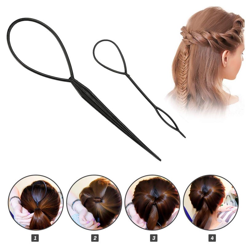 CestMall Winkeyes Hair Styling Set - DIY Hair Braiding Tool Kit with Hair Modelling Accessories for Simple and Fast Spiral Braids - Image 4