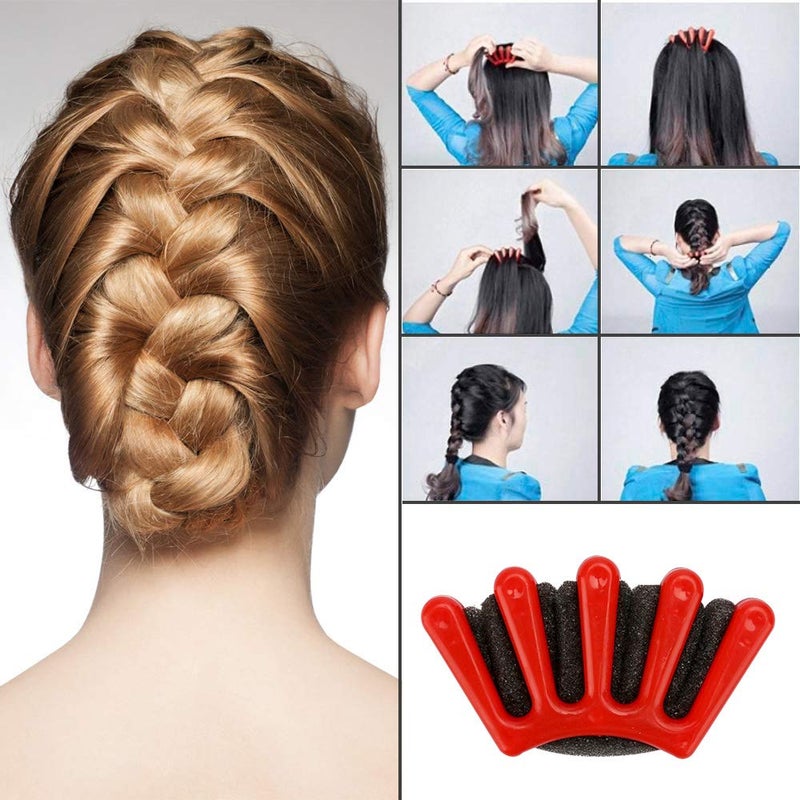 CestMall Winkeyes Hair Styling Set - DIY Hair Braiding Tool Kit with Hair Modelling Accessories for Simple and Fast Spiral Braids - Image 5
