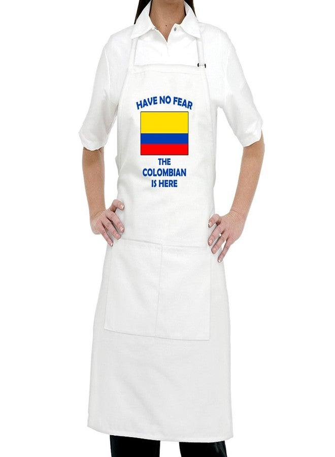 Speedy Pros Have No Fear Colombians Is Here Colombia Colombians Adjustable Bib Kitchen Apron - Image 2