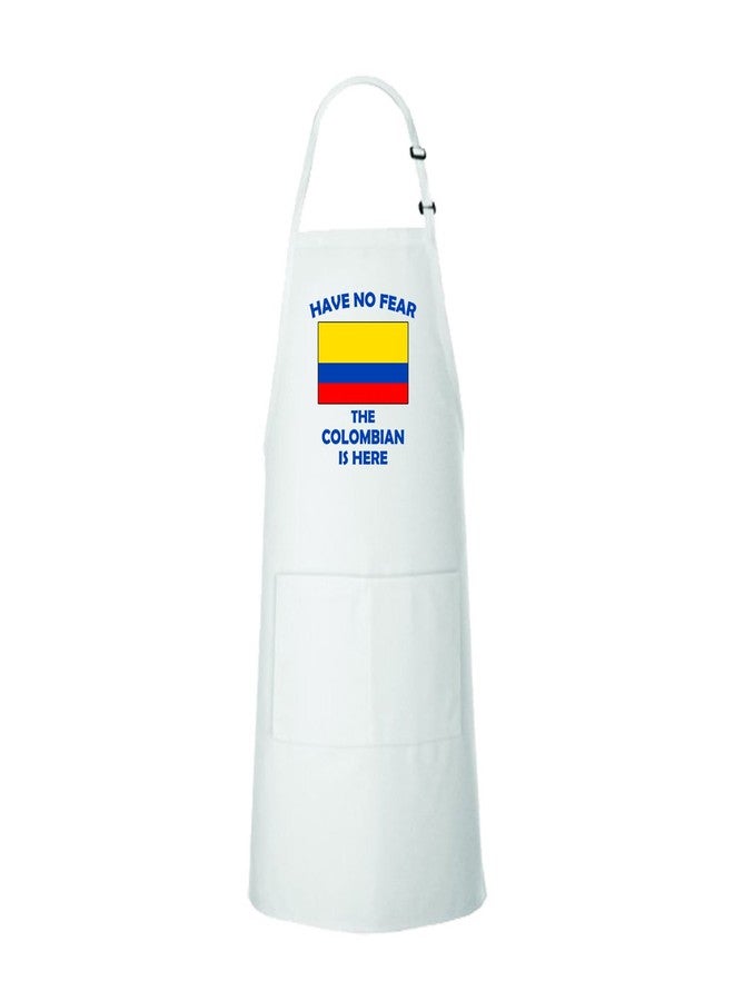 Speedy Pros Have No Fear Colombians Is Here Colombia Colombians Adjustable Bib Kitchen Apron - Image 1