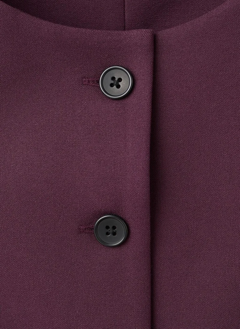 MANGO Suit waistcoat with buttons