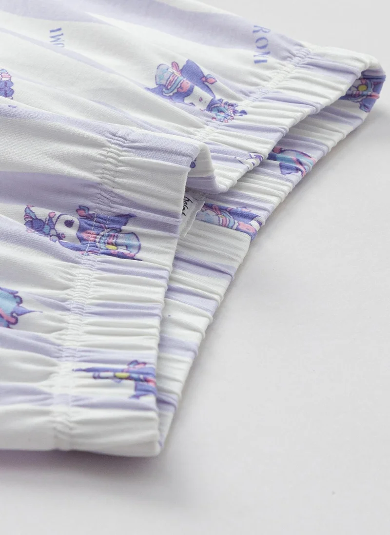 Balabala Purple/White Kids Girls Home suit for Women | Best Price UAE