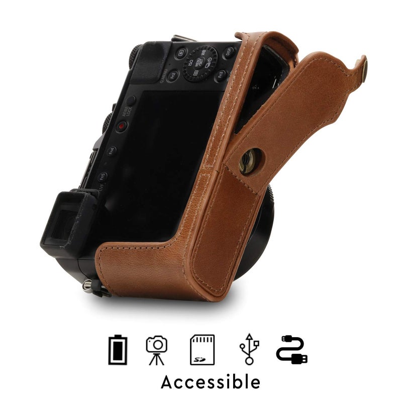 ميجا جير كاميرا لوميكس بإمكانية التوجيه والتصوير بدقة 17 ميجابكسل وتكبير حتى 3.1x مع شاشة لمس LCD مزودة بتقنية واي فاي وبلوتوث مدمجة طراز DC-LX100 II - Image 4